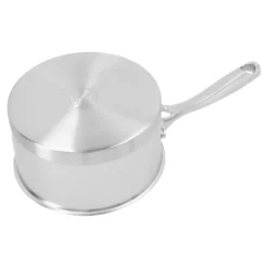 Demeyere Stieltopf mit Deckel 14 cm, 18/10 Edelstahl, Silber
