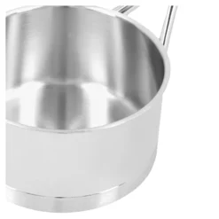 Demeyere Stieltopf mit Deckel 14 cm, 18/10 Edelstahl, Silber