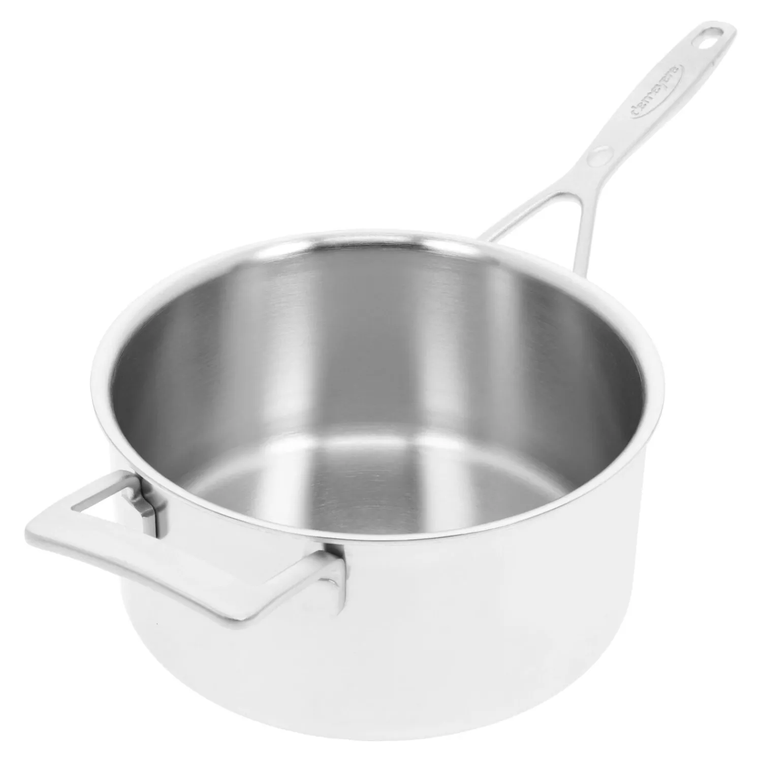 Demeyere Stieltopf mit Deckel, 22 cm, 18/10 Edelstahl