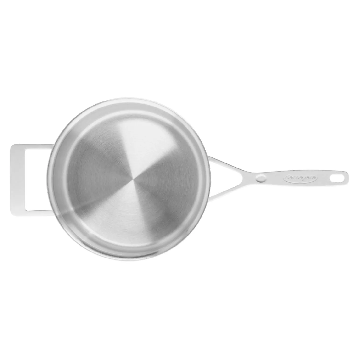 Demeyere Stieltopf mit Deckel, 22 cm, 18/10 Edelstahl
