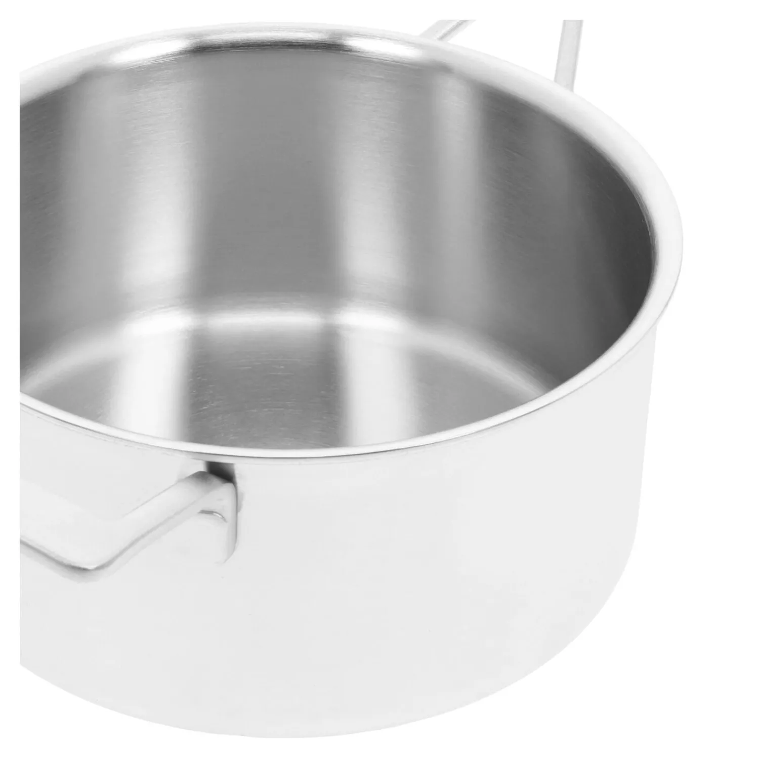 Demeyere Stieltopf mit Deckel, 22 cm, 18/10 Edelstahl