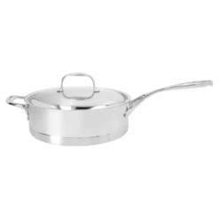Demeyere Stieltopf mit Deckel, niedrig 28 cm, 18/10 Edelstahl