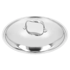 Demeyere Stieltopf mit Deckel, niedrig 28 cm, 18/10 Edelstahl
