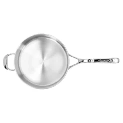 Demeyere Stieltopf mit Deckel, niedrig 24 cm, 18/10 Edelstahl
