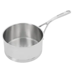 Demeyere Stieltopf ohne Deckel 18 cm, 18/10 Edelstahl, Silber