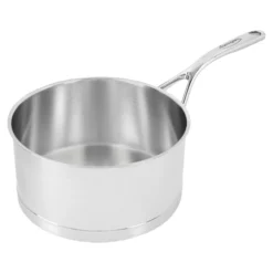 Demeyere Stieltopf ohne Deckel 20 cm, 18/10 Edelstahl, Silber