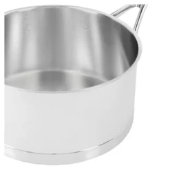 Demeyere Stieltopf ohne Deckel 20 cm, 18/10 Edelstahl, Silber
