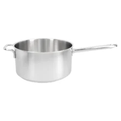 Demeyere Stieltopf ohne Deckel 22 cm, 18/10 Edelstahl, Silber