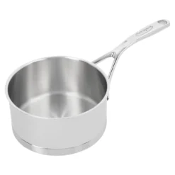 Demeyere Stieltopf ohne Deckel 16 cm, 18/10 Edelstahl, Silber