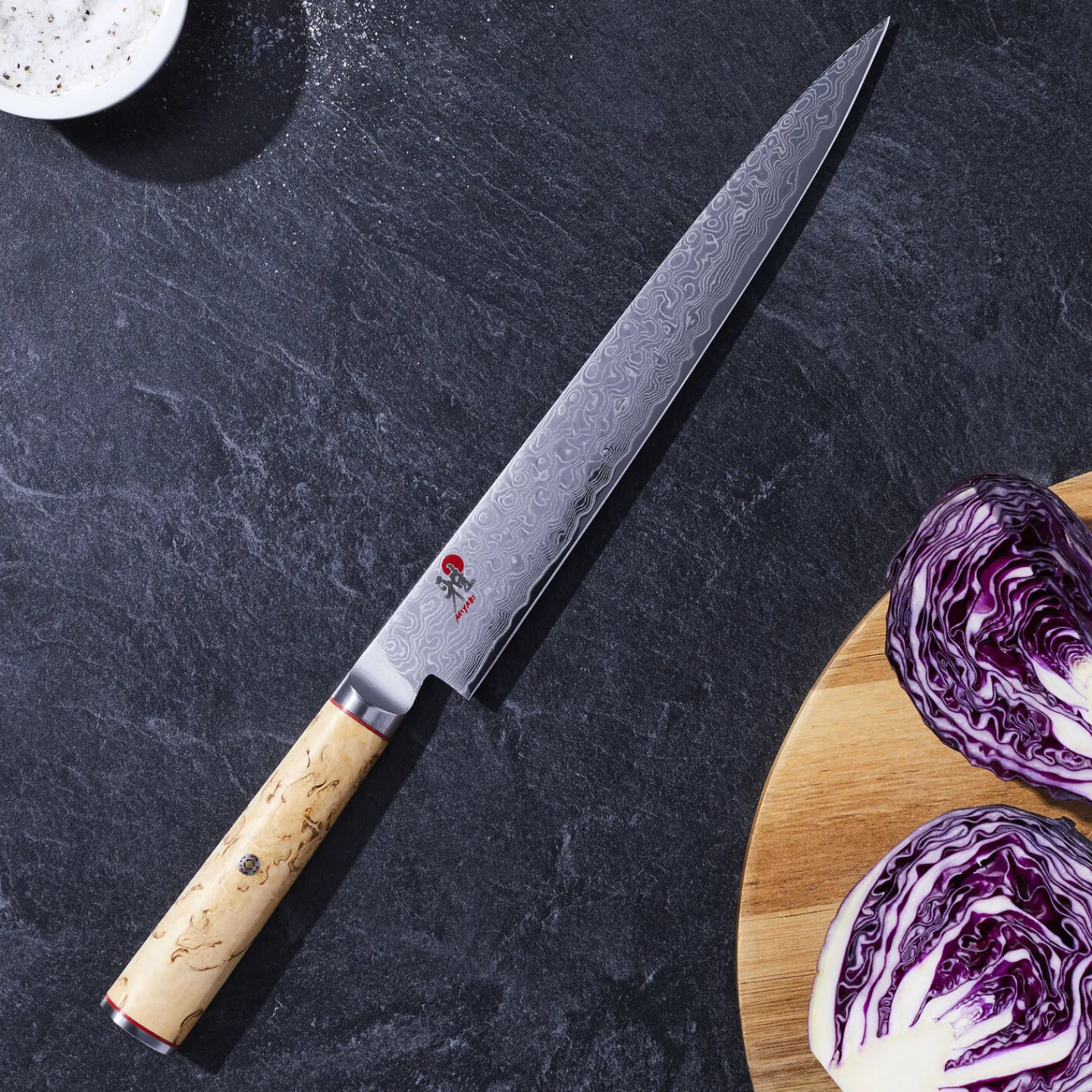 MIYABI Sujihiki 24 cm, Birke