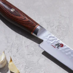 MIYABI Sujihiki 24 cm, Pakka Holz