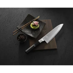 MIYABI Sujihiki 24 cm, Pakka Holz