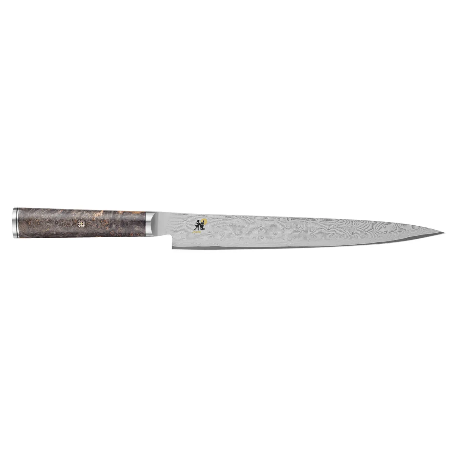 MIYABI Sujihiki 24 cm, Schwarz-Ahorn