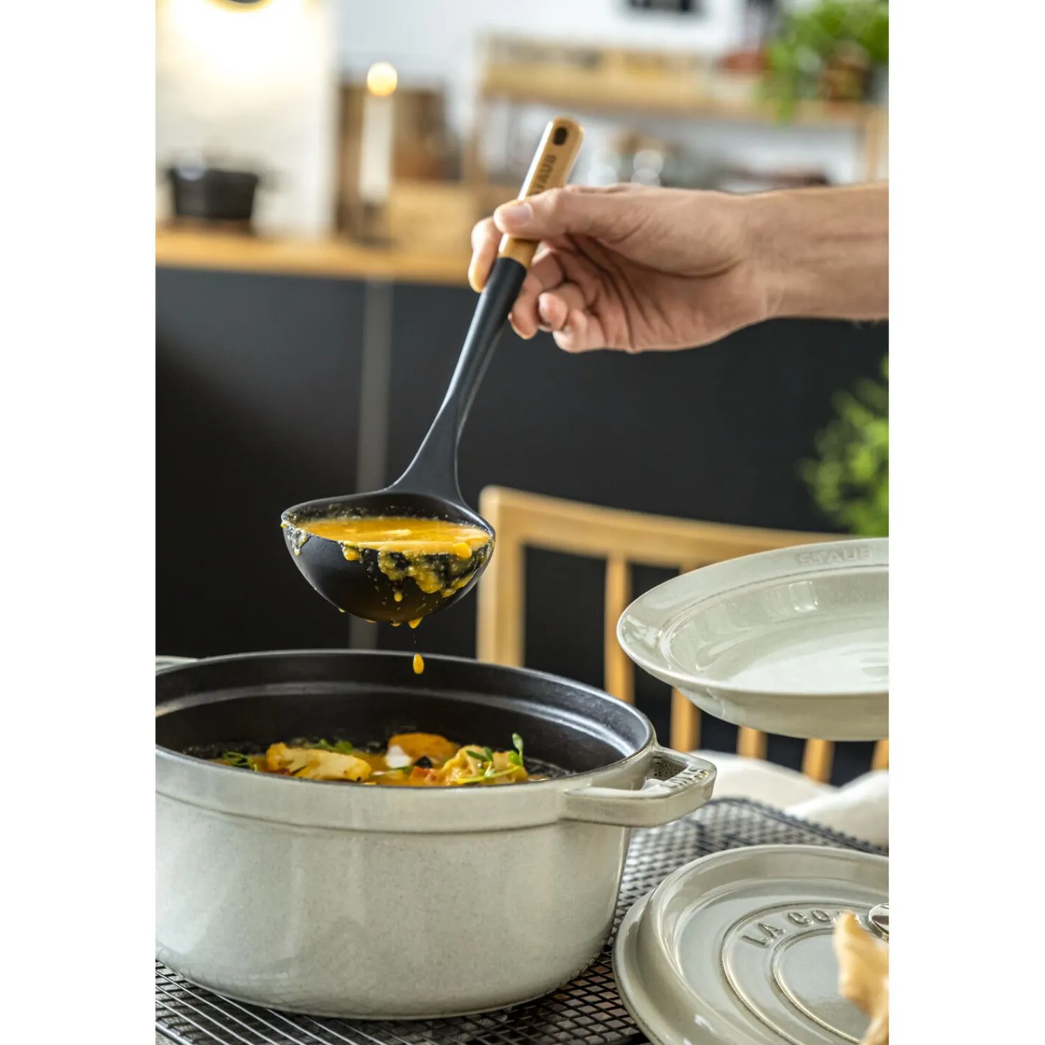 Staub Suppenkelle, 31 cm, Silikon
