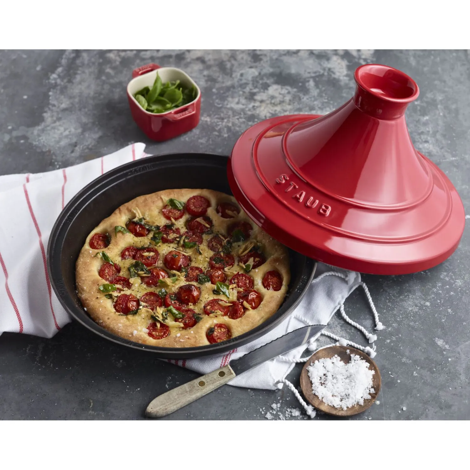 Staub Tajine 28 cm, rund, , Gusseisen