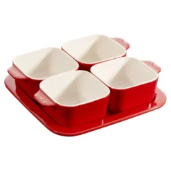 Staub Tapas Set, 5-teilig, kirschrot 5-tlg, , Keramik