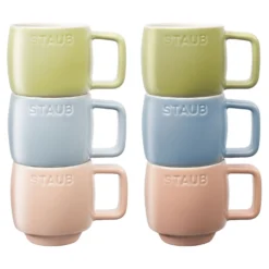 Staub Tassenset Macaron 100 ml / 6-tlg