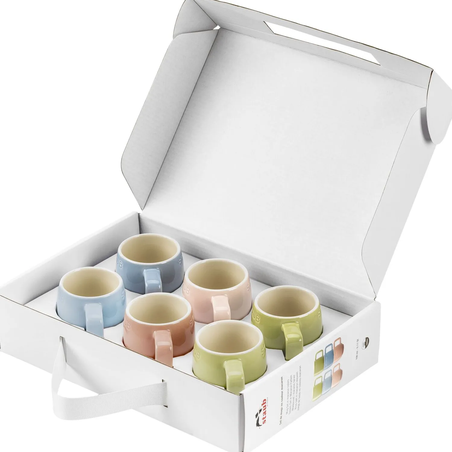 Staub Tassenset Macaron 100 ml / 6-tlg