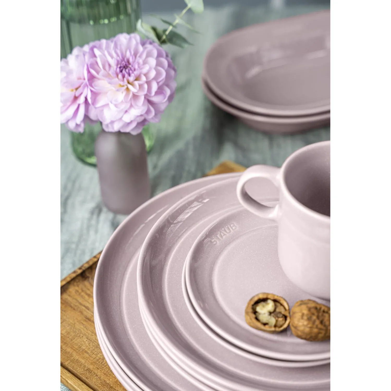 Staub Teller flach 20 cm, rund, , Keramik