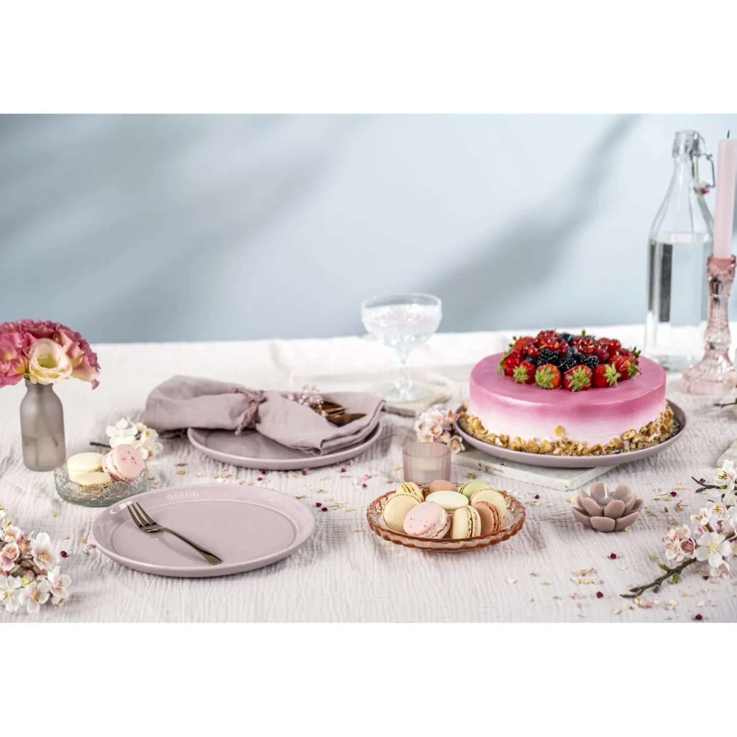 Staub Teller flach 20 cm, rund, , Keramik