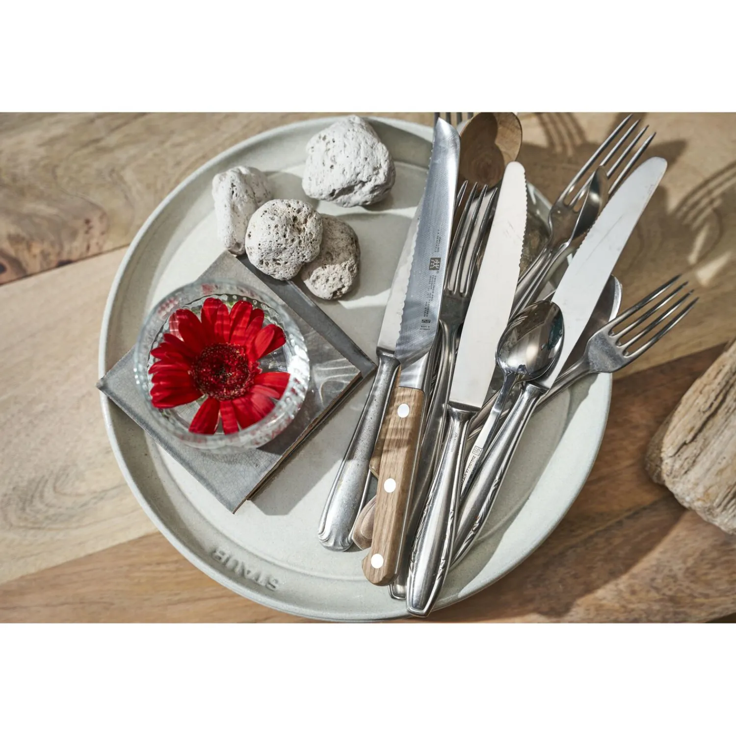 Staub Teller flach 15 cm, rund, , Keramik