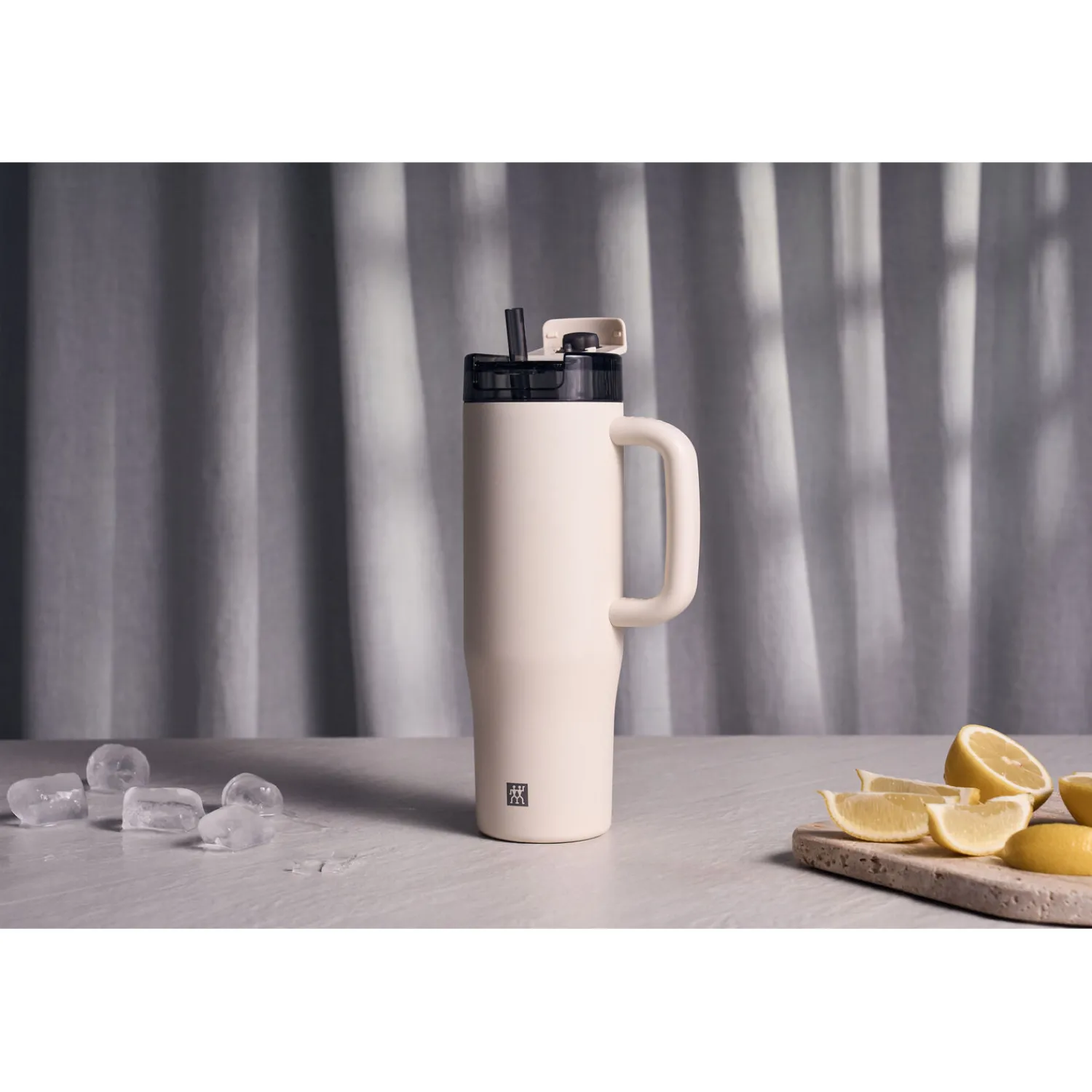 ZWILLING Thermobecher mit Strohhalm, 900 ml, Edelstahl,