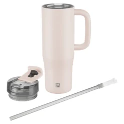 ZWILLING Thermobecher mit Strohhalm, 900 ml, Edelstahl,