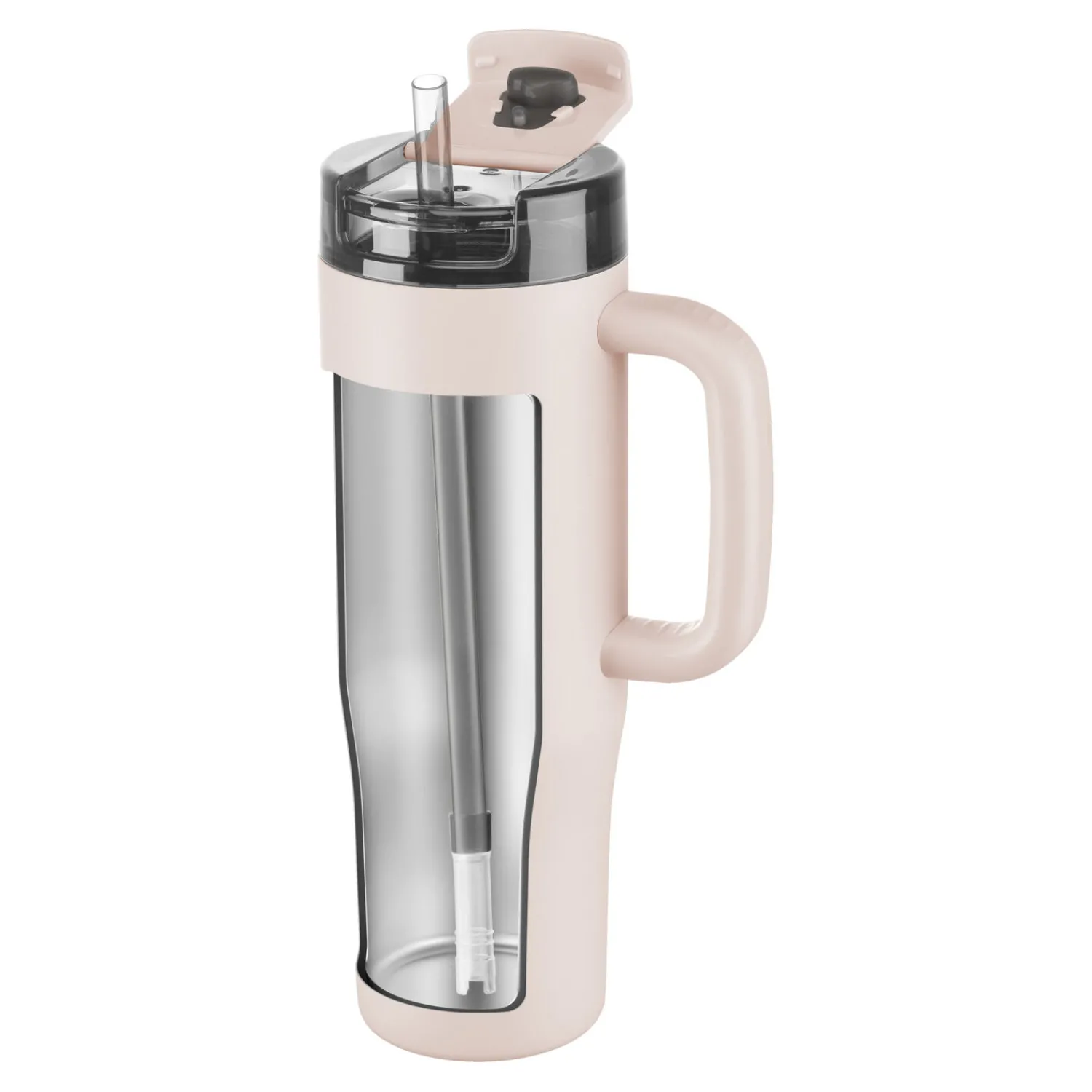 ZWILLING Thermobecher mit Strohhalm, 900 ml, Edelstahl,