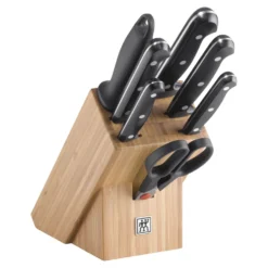 ZWILLING 8-tlg, Messerblock, Bambus, 8-tlg.