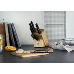 ZWILLING 8-tlg, Messerblock, Bambus, 8-tlg.