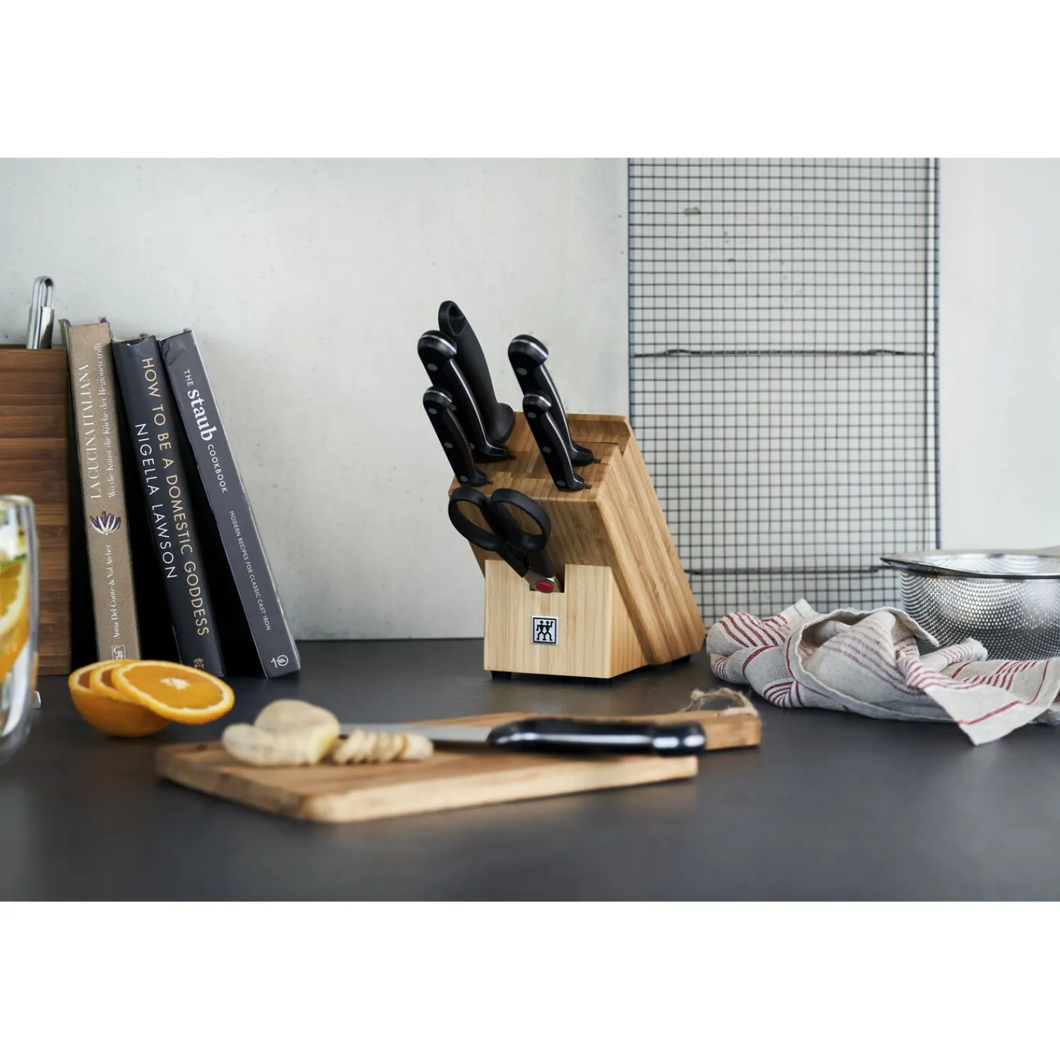 ZWILLING 8-tlg, Messerblock, Bambus, 8-tlg.