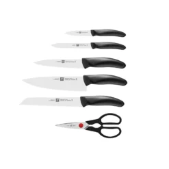 ZWILLING 7-tlg, Messerblockset, Anthrazit