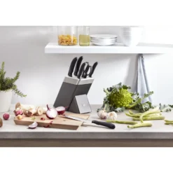 ZWILLING 7-tlg, Messerblockset, Anthrazit