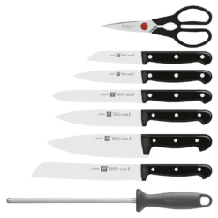 ZWILLING 9-tlg, Messerblockset, Anthrazit