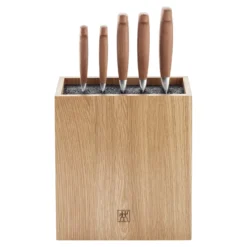 ZWILLING 6-tlg, Messerblockset, Braun