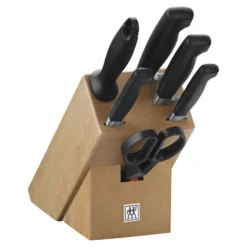ZWILLING 7-tlg, Messerblockset, Natur
