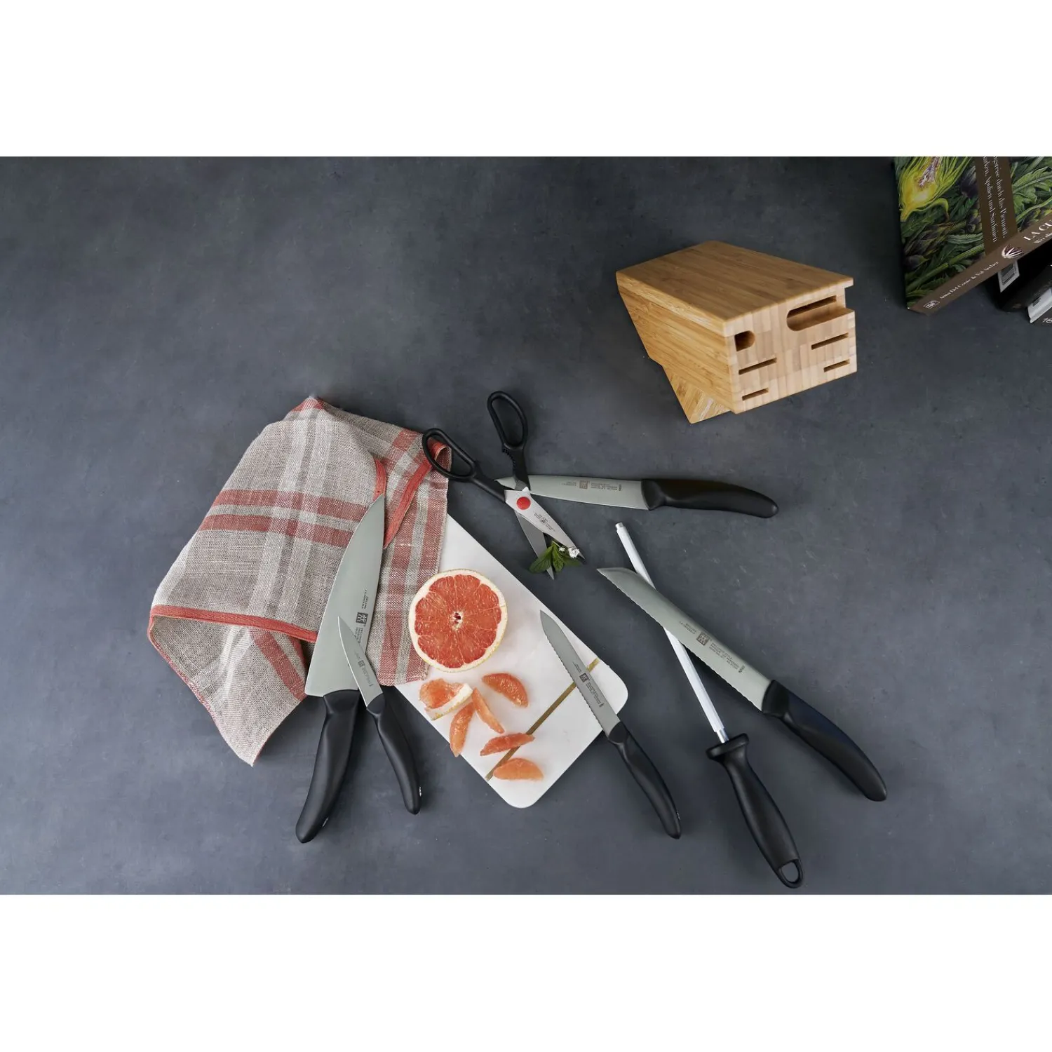 ZWILLING 8-tlg, Messerblockset, Natur