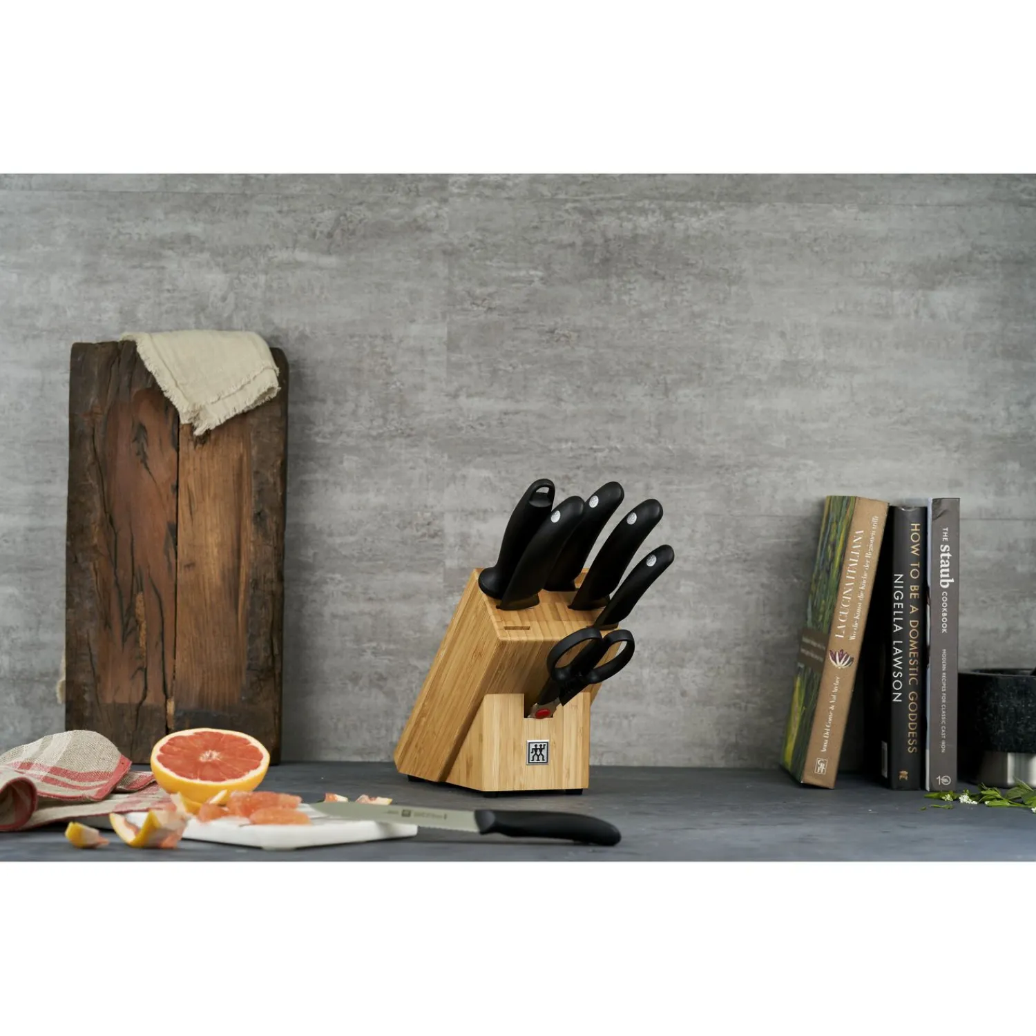 ZWILLING 8-tlg, Messerblockset, Natur