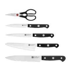 ZWILLING 6-tlg, Messerblockset, Schwarz