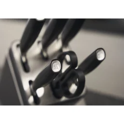 ZWILLING 7-tlg, Messerblockset, Silber, Anthrazit