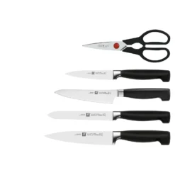 ZWILLING 6-tlg, Messerblockset, Weiß