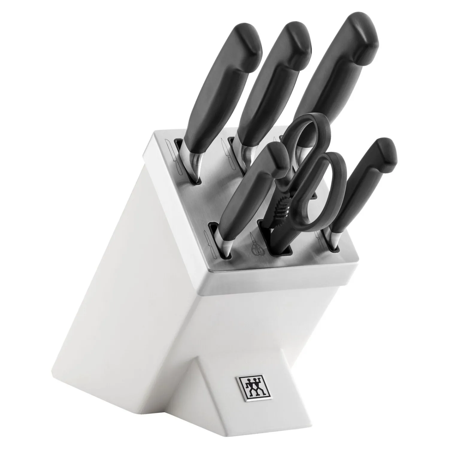 ZWILLING 7-tlg, Selbstschärfender Messerblock,