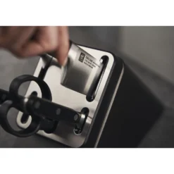 ZWILLING 7-tlg, Selbstschärfender Messerblock, Anthrazit