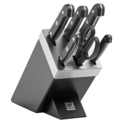ZWILLING 7-tlg, Selbstschärfender Messerblock,
