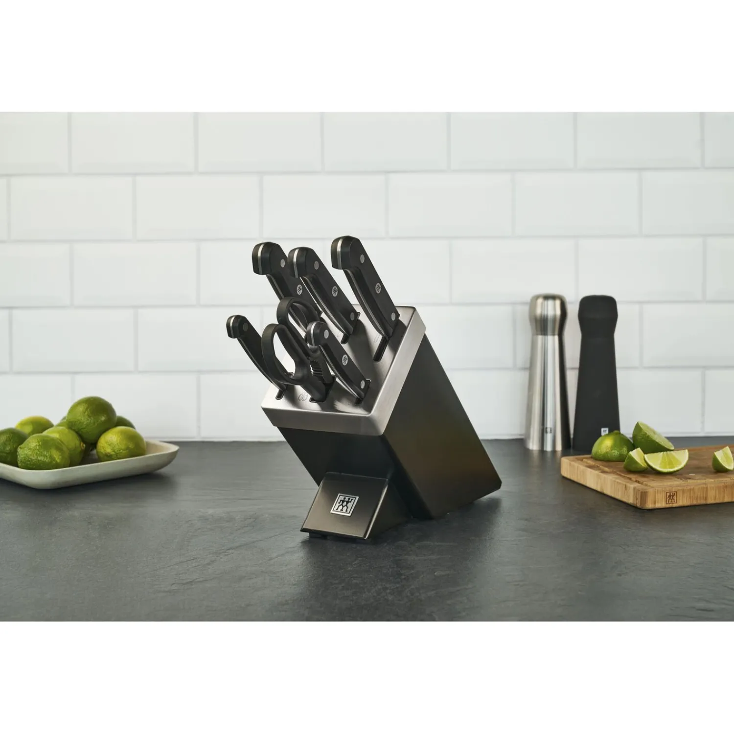 ZWILLING 7-tlg, Selbstschärfender Messerblock,