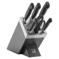 ZWILLING 7-tlg, Selbstschärfender Messerblock,