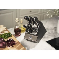 ZWILLING 7-tlg, Selbstschärfender Messerblock,