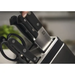 ZWILLING 7-tlg, Selbstschärfender Messerblock,