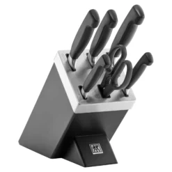 ZWILLING 7-tlg, Selbstschärfender Messerblock,