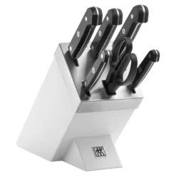 ZWILLING 7-tlg, Selbstschärfender Messerblock,